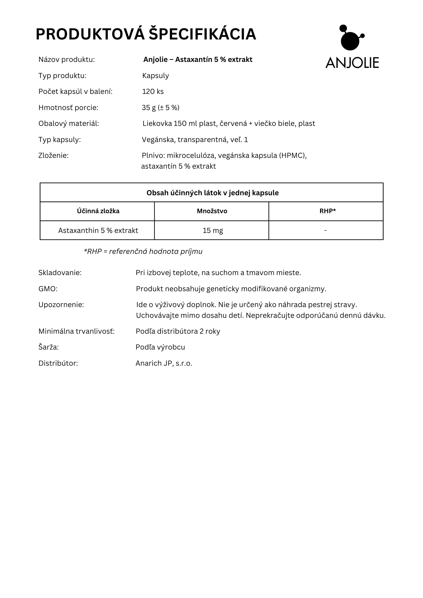 ASTAXANTHIN SK - hotovo